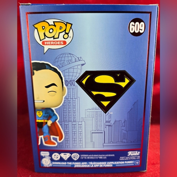 GOLDEN AGE SUPERMAN DC Comics Funko #609 (Nib) With Pop Protector - Picture 7 of 7